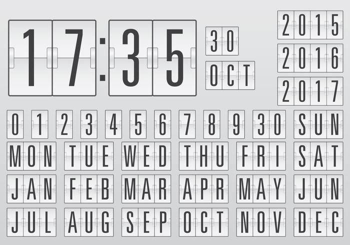 Vector Kalender Counter