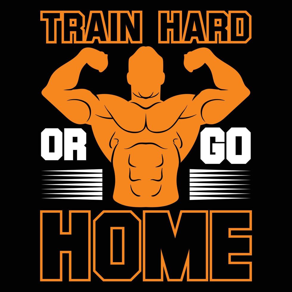 fitness t-shirt ontwerp vector