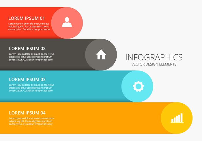 Kleurrijke infographic ontwerp vector