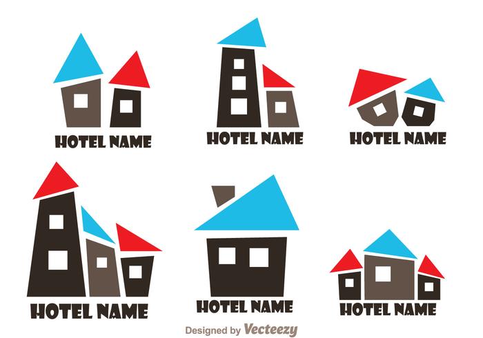 Hotel logo vector pakket