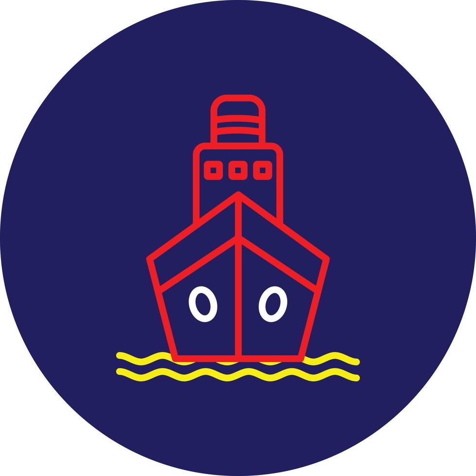 scheepslijn veelkleurig vector