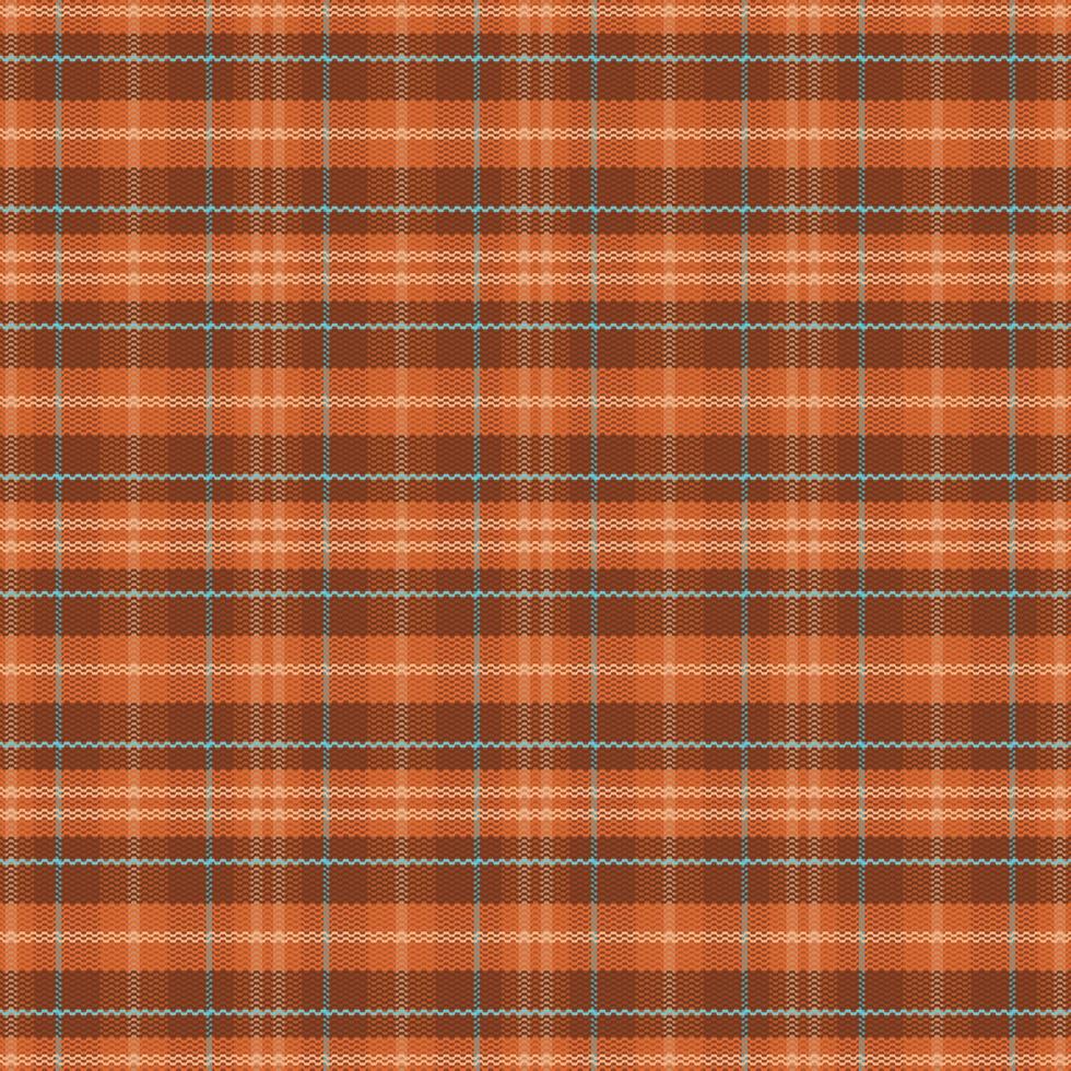 tartan geruite patroon met textuur en koffie kleur. vector