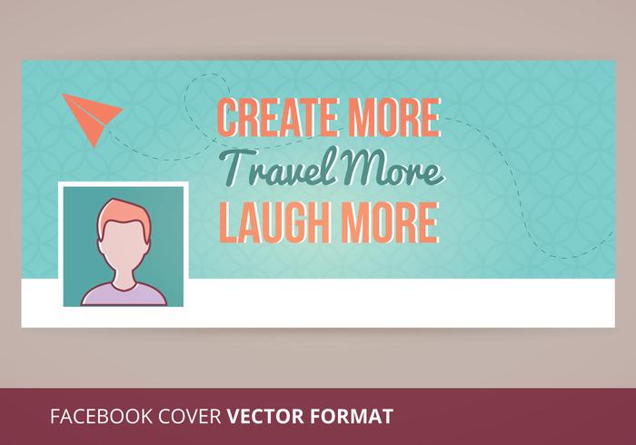 Facebook cover vector