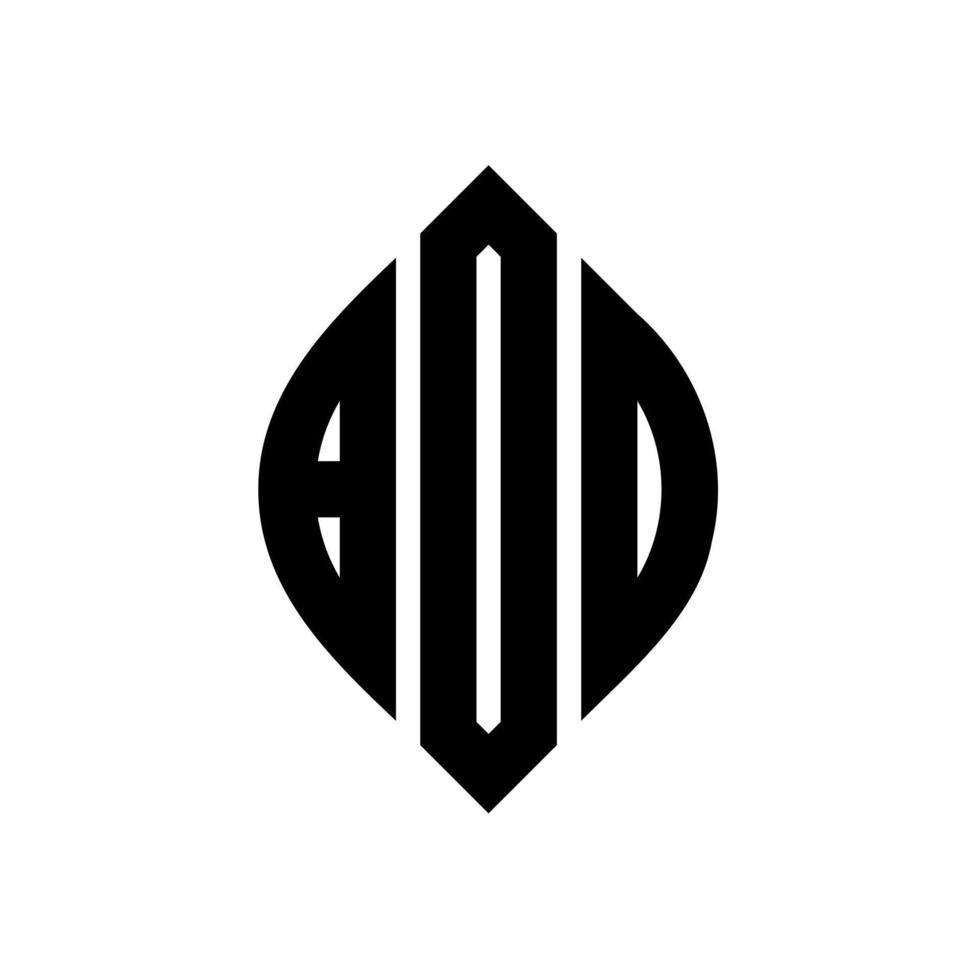 bdo cirkel letter logo ontwerp met cirkel en ellipsvorm. bdo ellipsletters met typografische stijl. de drie initialen vormen een cirkellogo. bdo cirkel embleem abstracte monogram brief mark vector. vector