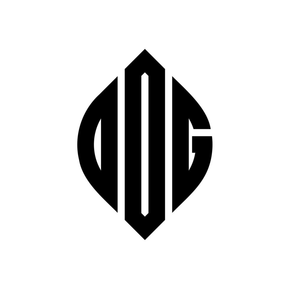 ddg cirkel letter logo ontwerp met cirkel en ellipsvorm. ddg ellipsletters met typografische stijl. de drie initialen vormen een cirkellogo. ddg cirkel embleem abstracte monogram brief mark vector. vector