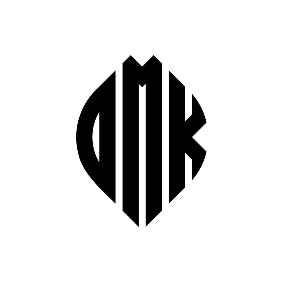 dmk cirkel letter logo ontwerp met cirkel en ellipsvorm. dmk ellipsletters met typografische stijl. de drie initialen vormen een cirkellogo. dmk cirkel embleem abstracte monogram brief mark vector. vector