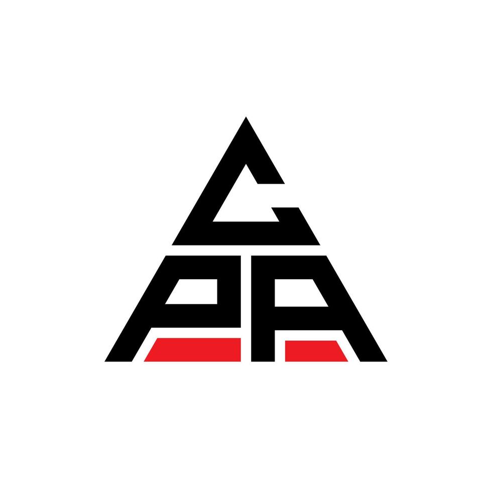 cpa driehoek brief logo ontwerp met driehoekige vorm. cpa driehoek logo ontwerp monogram. cpa driehoek vector logo sjabloon met rode kleur. cpa driehoekig logo eenvoudig, elegant en luxueus logo.