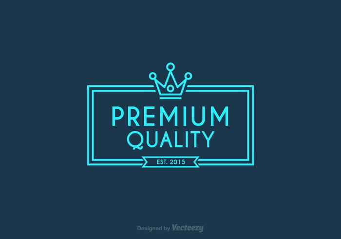 Gratis Vector Line Crown Logo