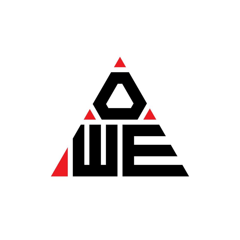 verschuldigd driehoeksbrief logo-ontwerp met driehoekige vorm. verschuldigd driehoek logo ontwerp monogram. dank driehoek vector logo sjabloon met rode kleur. verschuldigd driehoekig logo eenvoudig, elegant en luxueus logo.