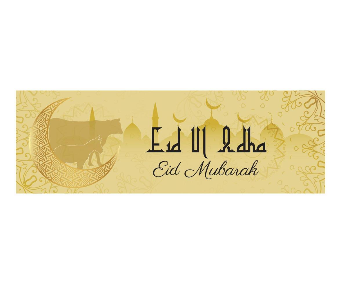 vectorillustratie. moslim vakantie eid ul adha. vector