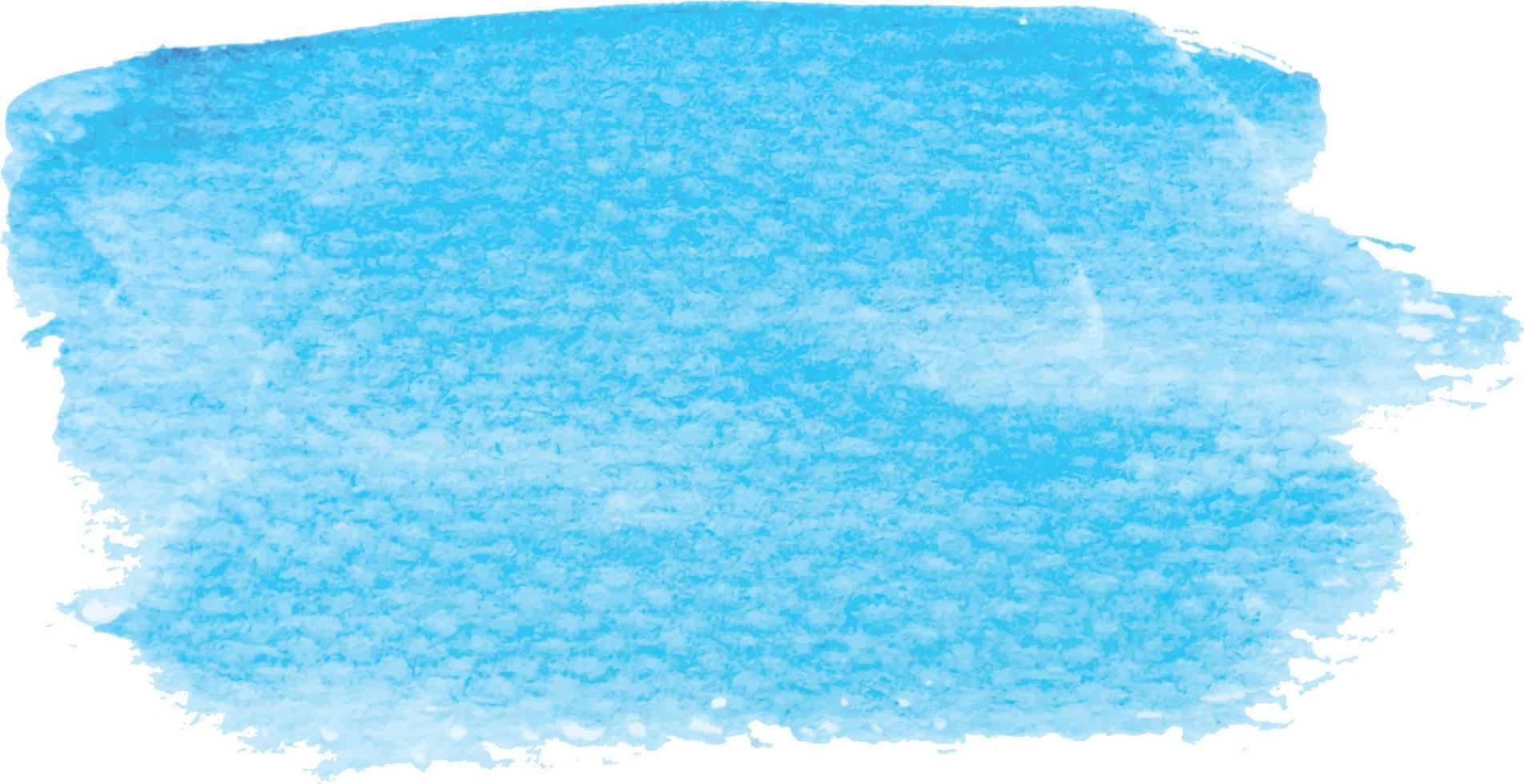 blauwe kleur vector hand getekende aquarel vloeibare vlek. abstract aqua vlekken krabbel druppel element illustratie behang