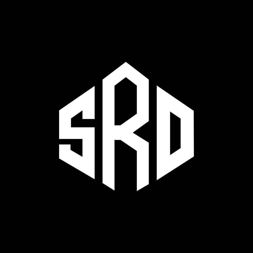 sro letter logo-ontwerp met veelhoekvorm. sro veelhoek en kubusvorm logo-ontwerp. sro zeshoek vector logo sjabloon witte en zwarte kleuren. sro-monogram, bedrijfs- en onroerendgoedlogo.