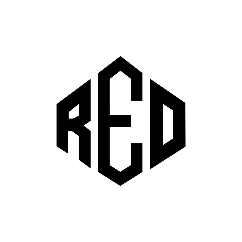 reo letter logo-ontwerp met veelhoekvorm. reo veelhoek en kubusvorm logo-ontwerp. reo zeshoek vector logo sjabloon witte en zwarte kleuren. reo monogram, business en onroerend goed logo.