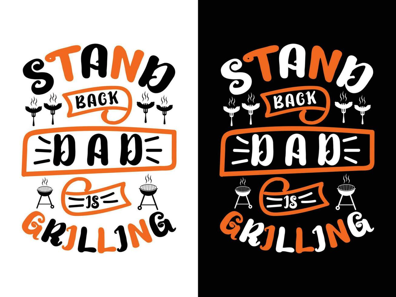 bbq typografie t-shirt ontwerp vector