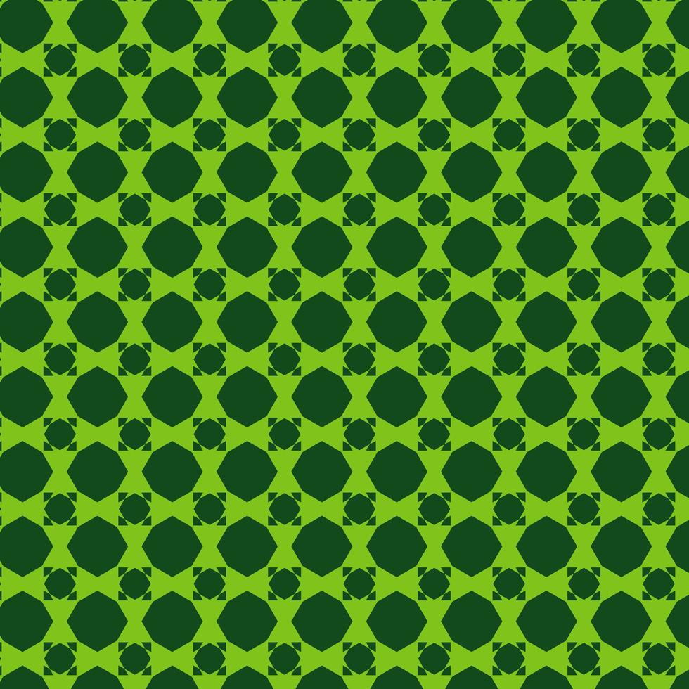 groen geometrisch vormpatroon vector