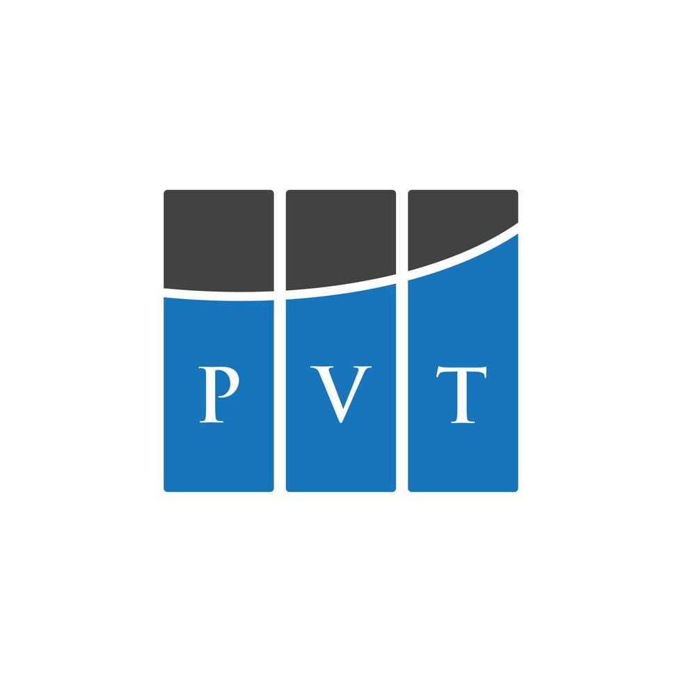 pvt brief logo ontwerp op witte achtergrond. pvt creatieve initialen brief logo concept. pvt brief ontwerp. vector