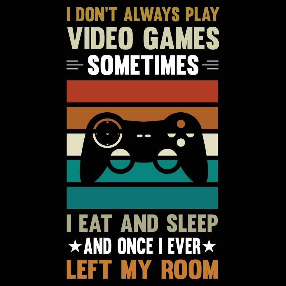 gaming t-shirt ontwerp vector