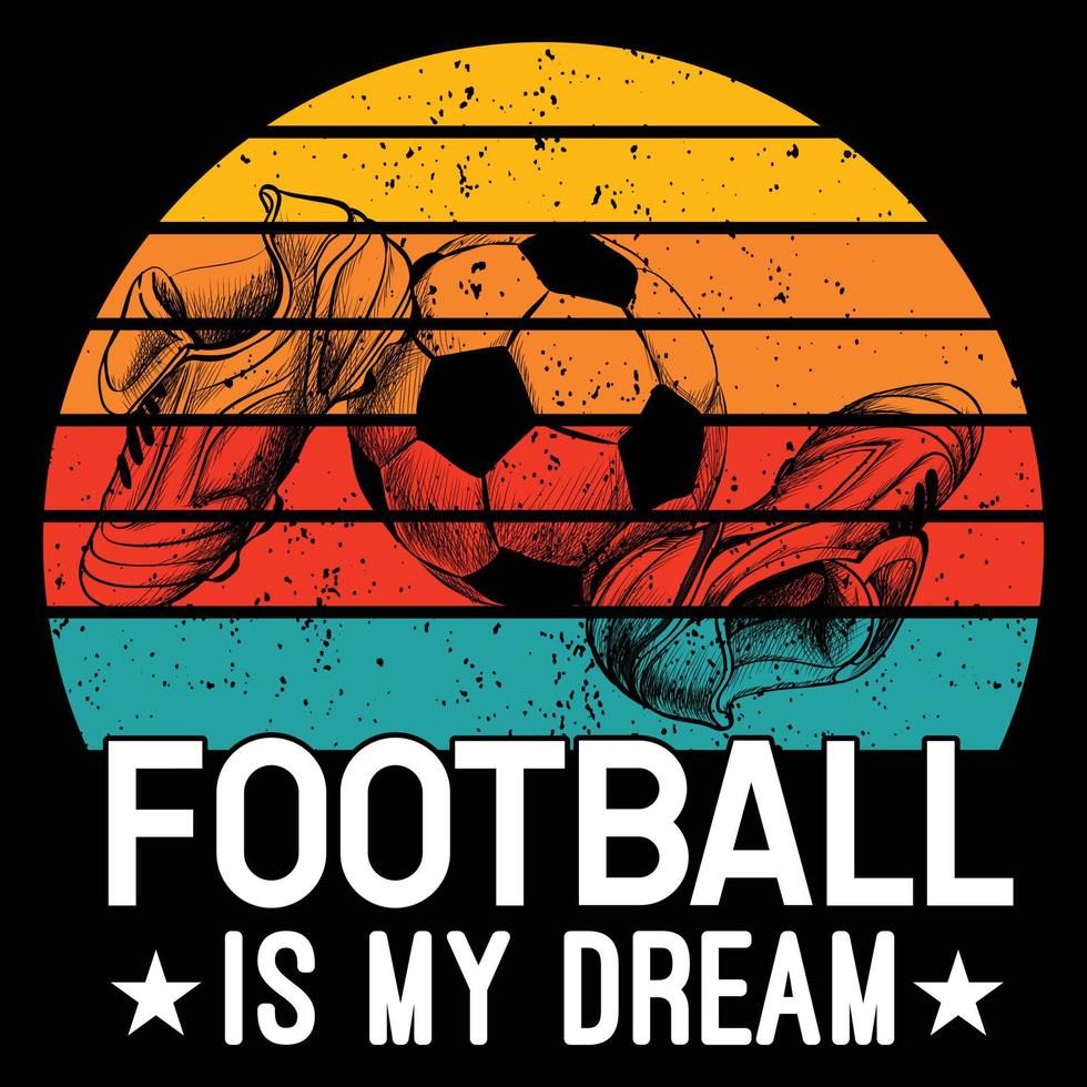 voetbal t-shirt ontwerp vector