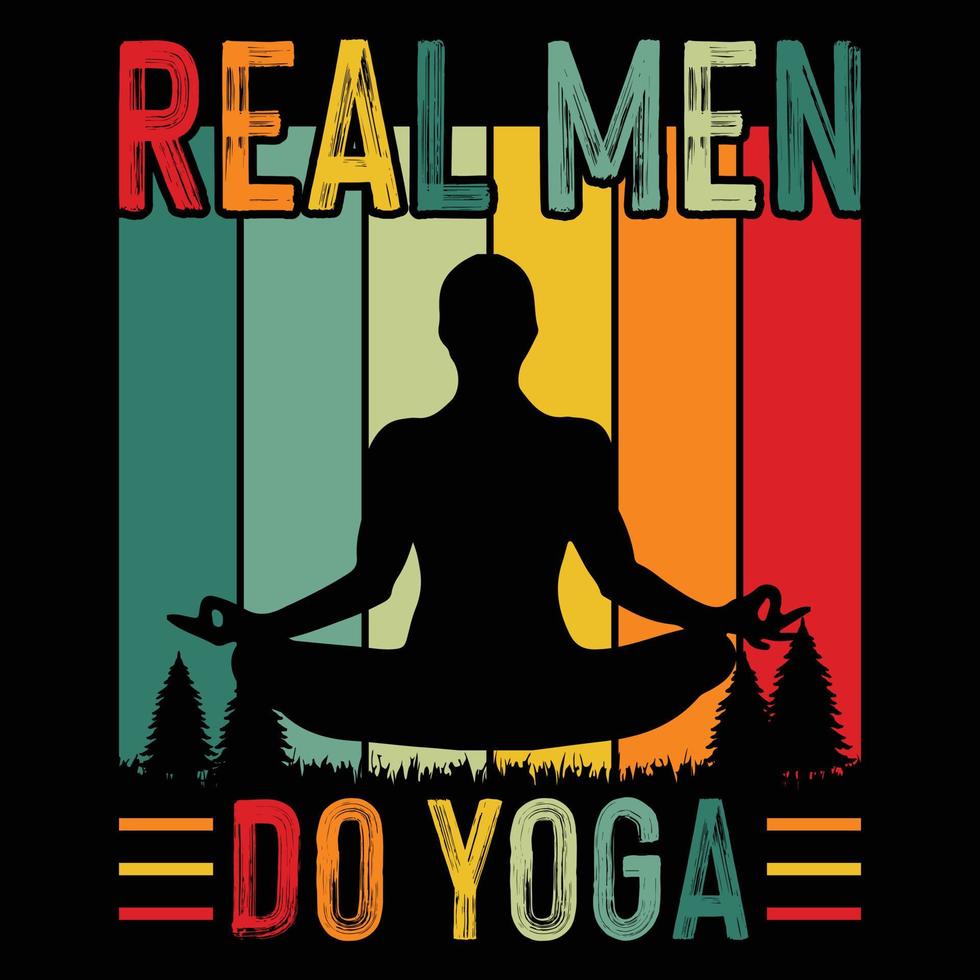 yoga t-shirt ontwerp vector