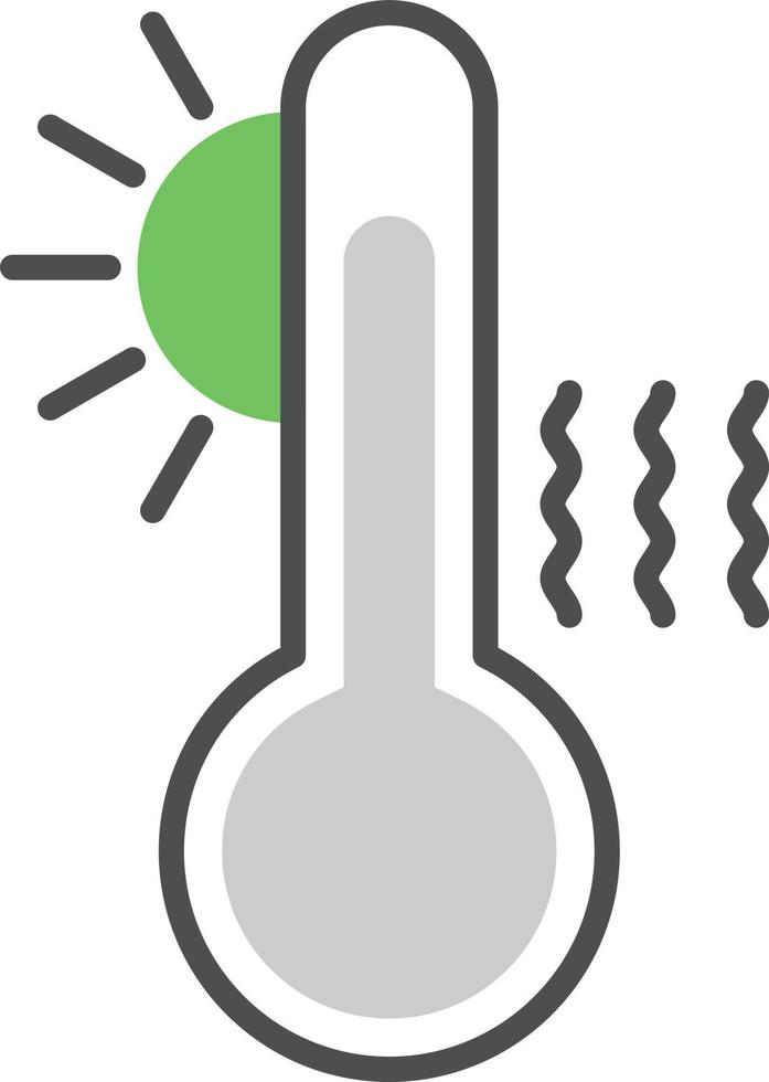 hoge temperatuur genicoon vector