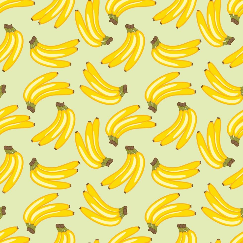 naadloze vector patroon van gele bananen. gele vrucht. naadloze patroon textuur ontwerp.