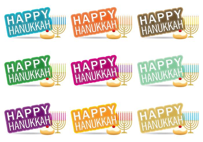 Gelukkige Hanukkah vector