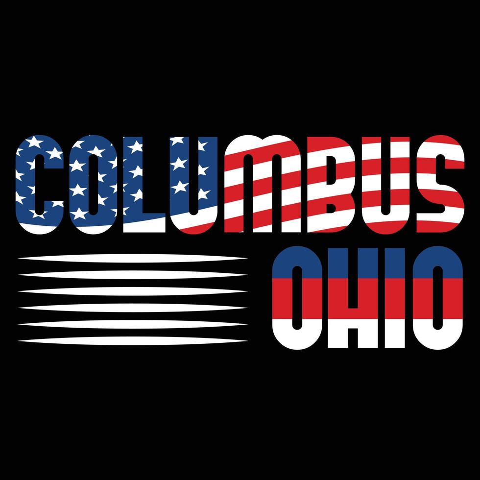 columbus t-shirt ontwerp vector