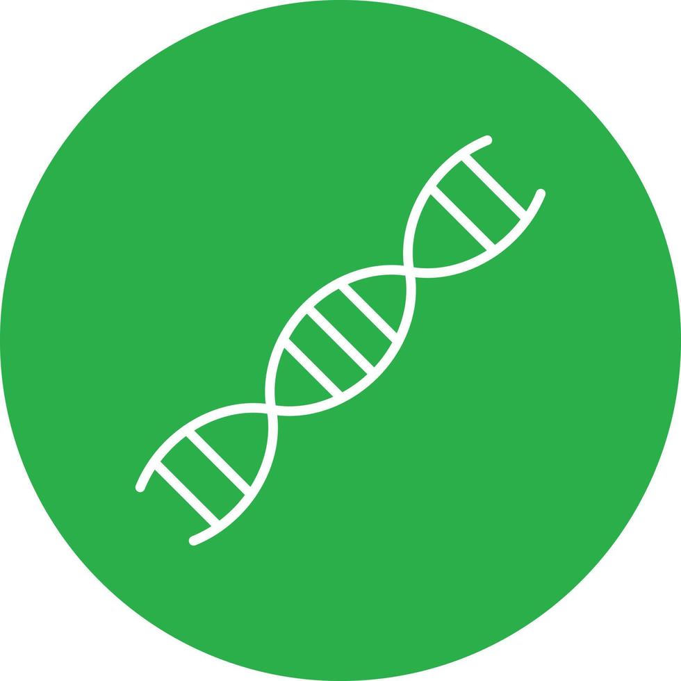 dna lijn cirkel veelkleurig vector