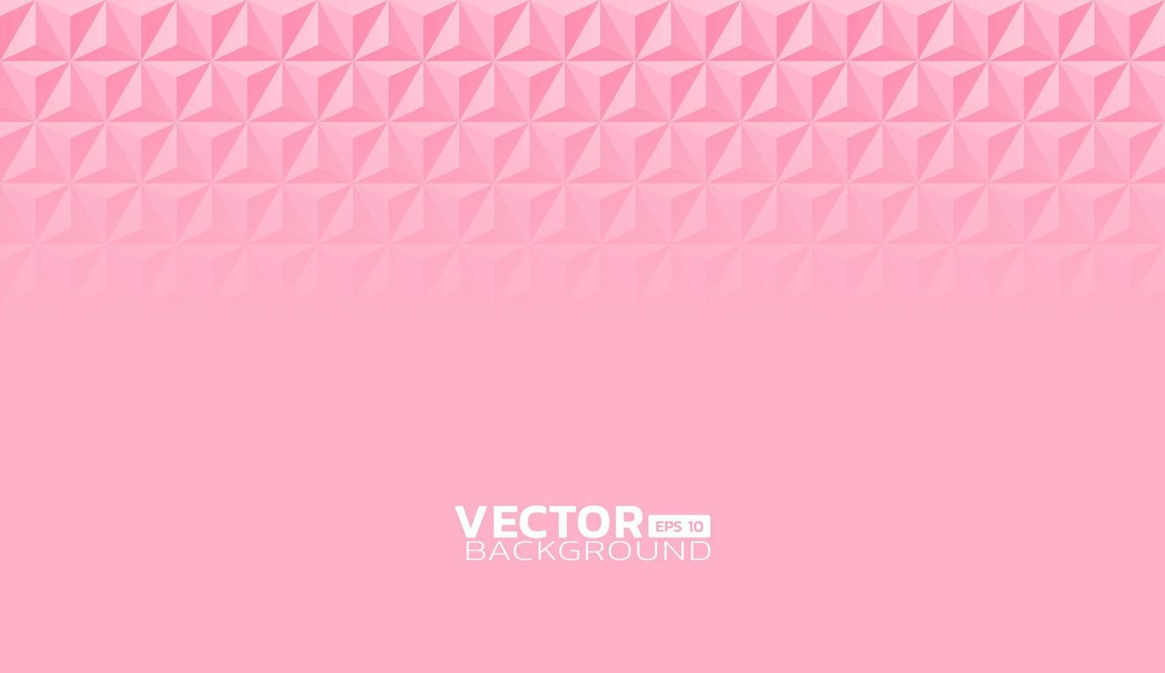 roze abstracte geometrische textuurachtergrond met hieronder exemplaarruimte vector