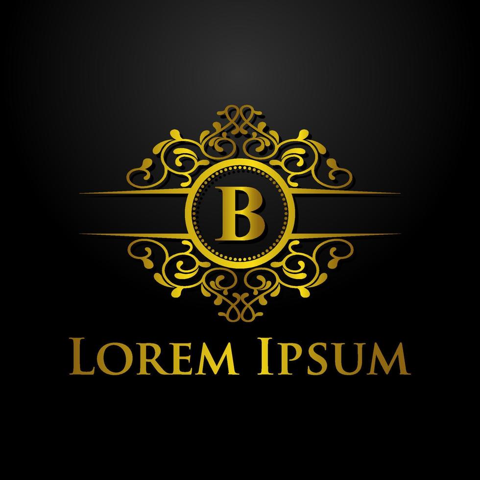 luxe logo. modern luxe logo. luxe logo vectorillustratie. logo sjabloon. vector