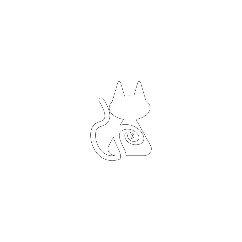 kat pictogram illustratie vector