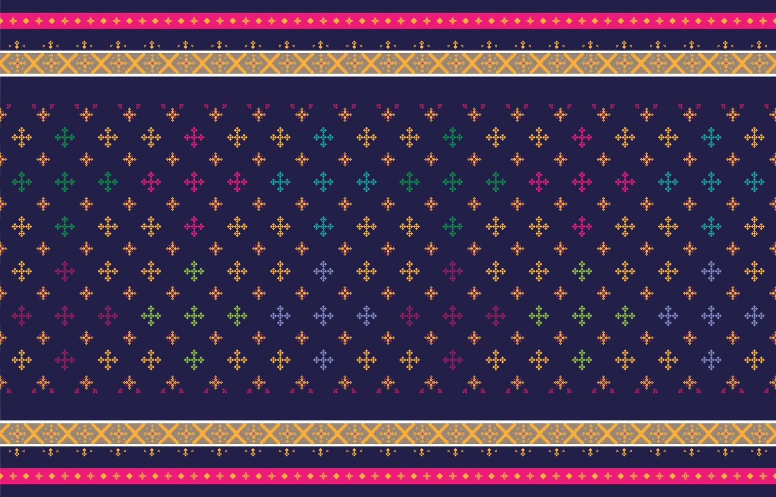 abstracte geometrische en tribale patronen, gebruiksontwerp lokale stoffenpatronen en ontwerp geïnspireerd door inheemse stammen. geometrische vectorillustratie vector