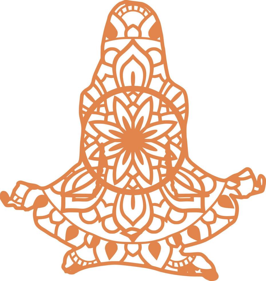 sport mandala afdrukken vector