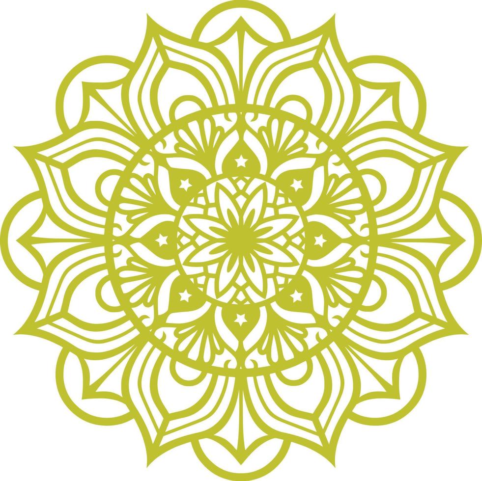 mandala print achtergrond vector