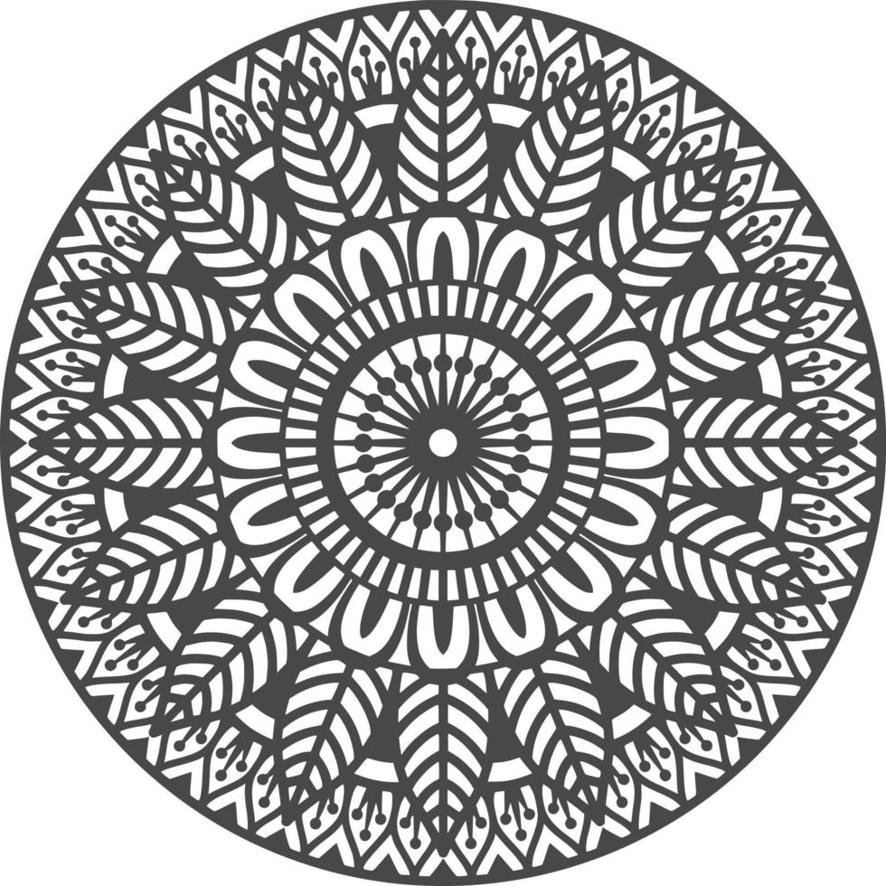 mandala print achtergrond vector