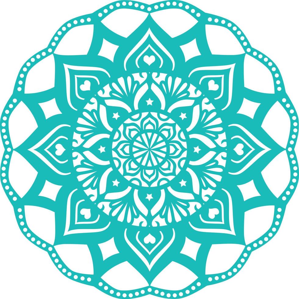 mandala print achtergrond vector