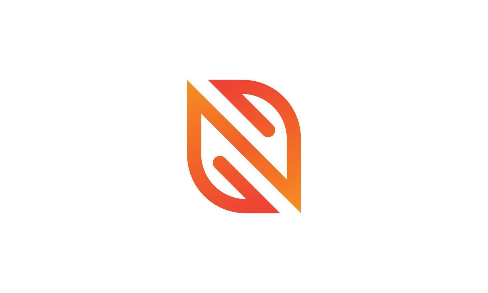 letter n-logo. n logo pictogram ontwerp vector illustratie gratis vector