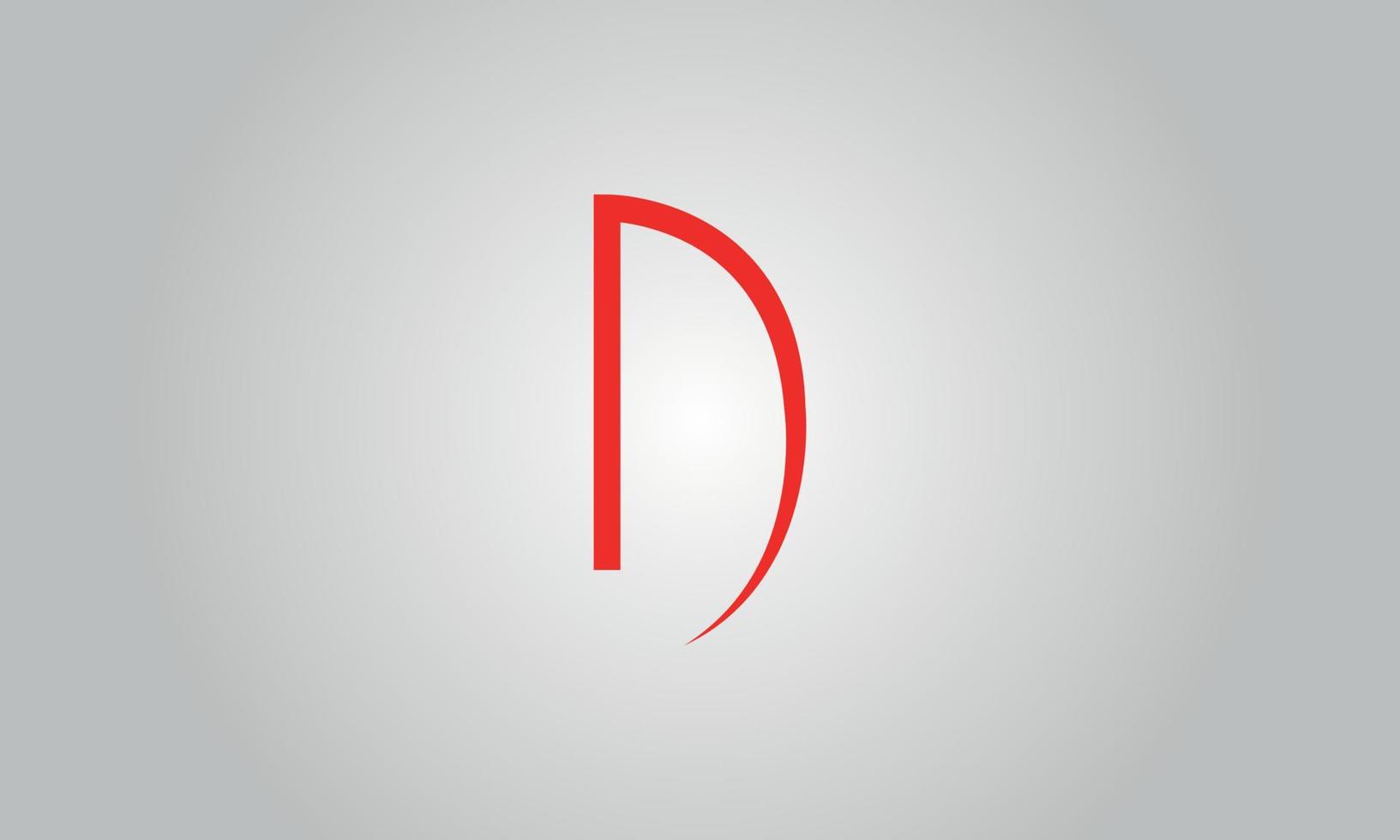 letter d vector logo gratis sjabloon gratis vector