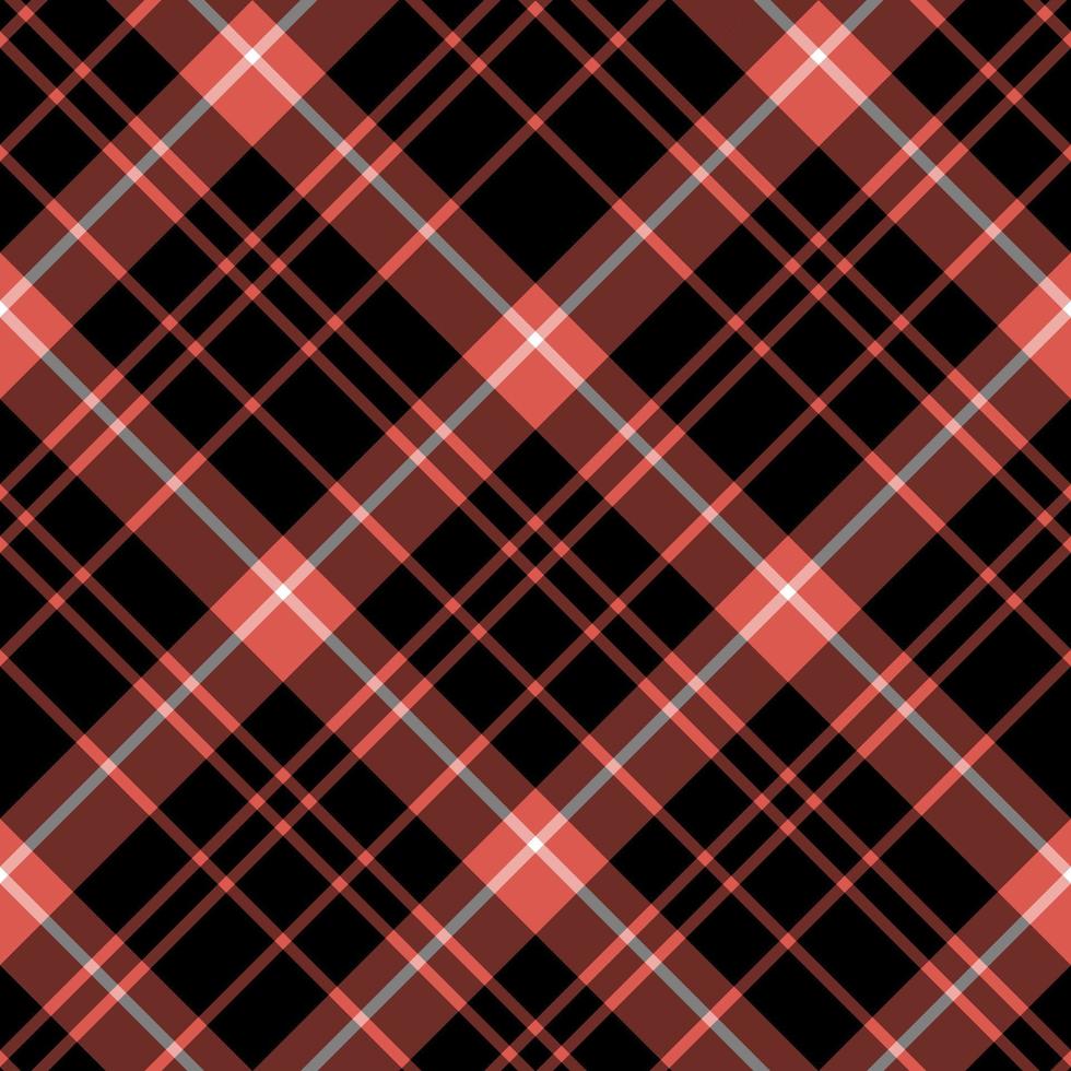 naadloos patroon in verbazingwekkende zwarte, rode en witte kleuren voor plaid, stof, textiel, kleding, tafelkleed en andere dingen. vector afbeelding. 2