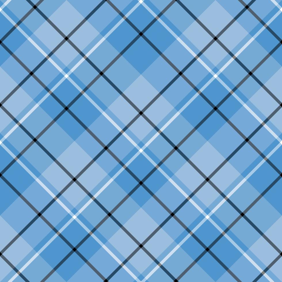 naadloos patroon in verbazingwekkende creatieve heldere blauwe, zwarte en witte kleuren voor plaid, stof, textiel, kleding, tafelkleed en andere dingen. vector afbeelding. 2