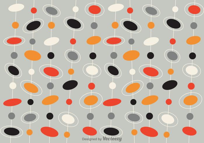 Gratis Mid Century Vector Wallpaper