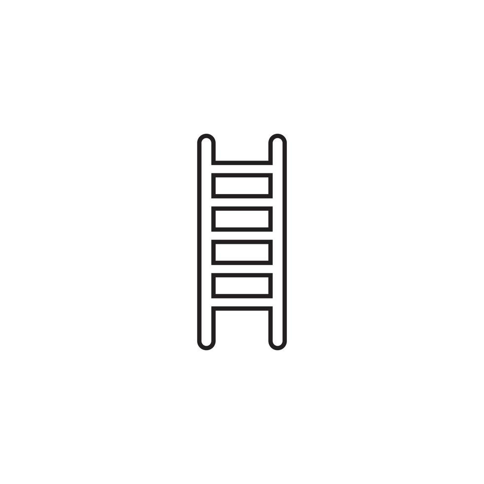 ladder pictogram vector illustratie ontwerpsjabloon