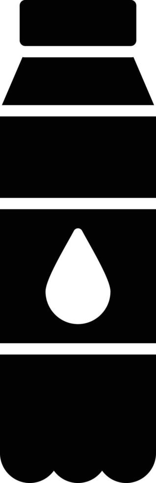 waterfles glyph-pictogram vector