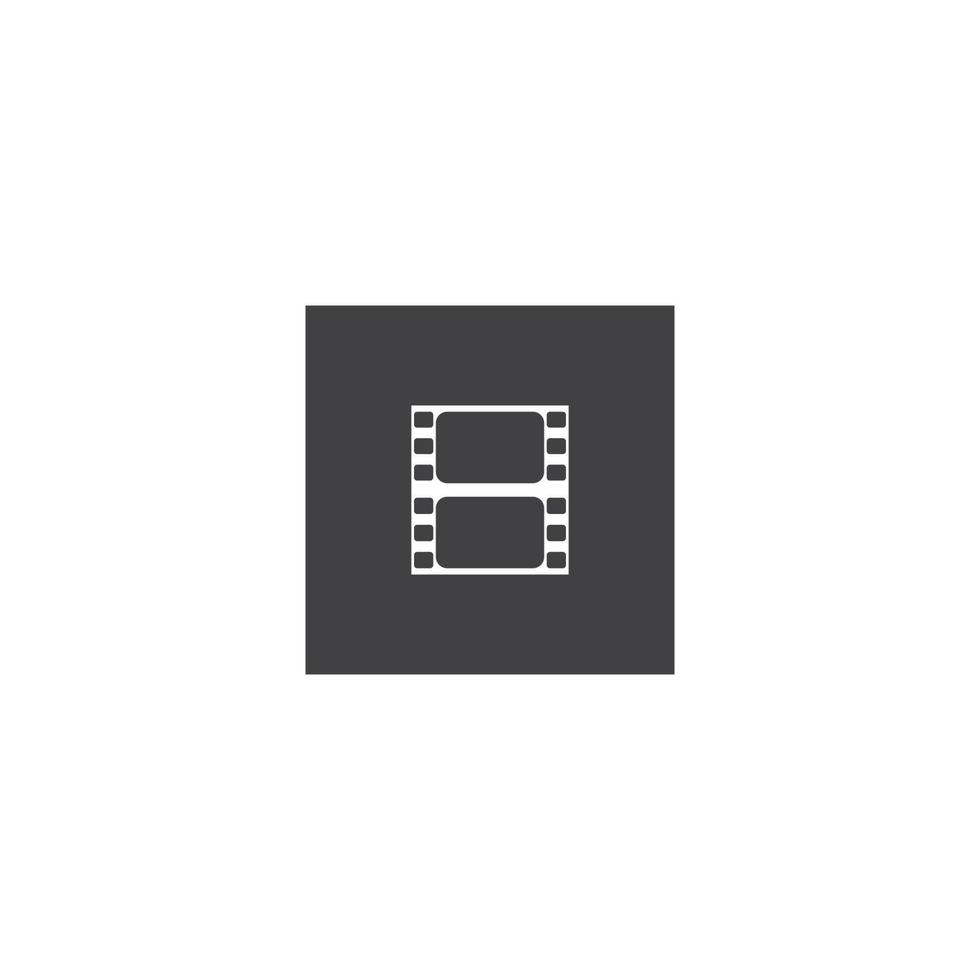 film strip pictogram vector illustratie ontwerpsjabloon