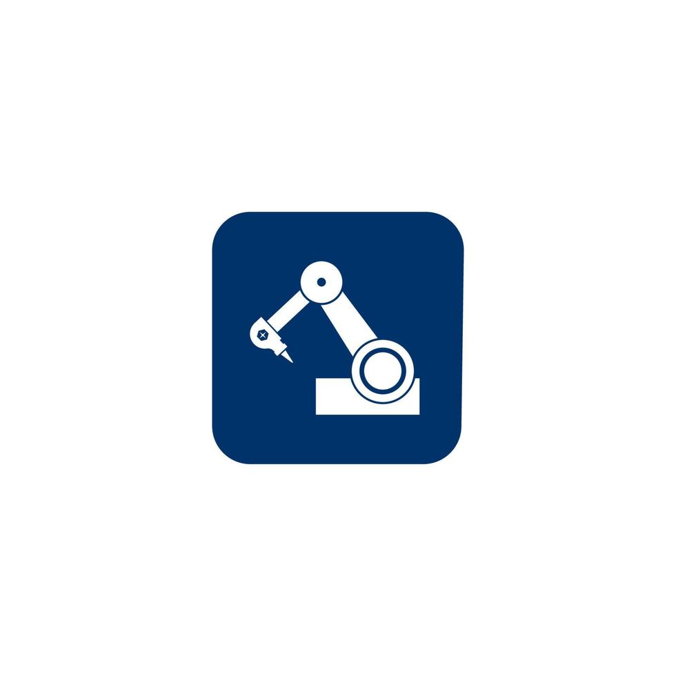 robot pictogram vector illustratie ontwerpsjabloon