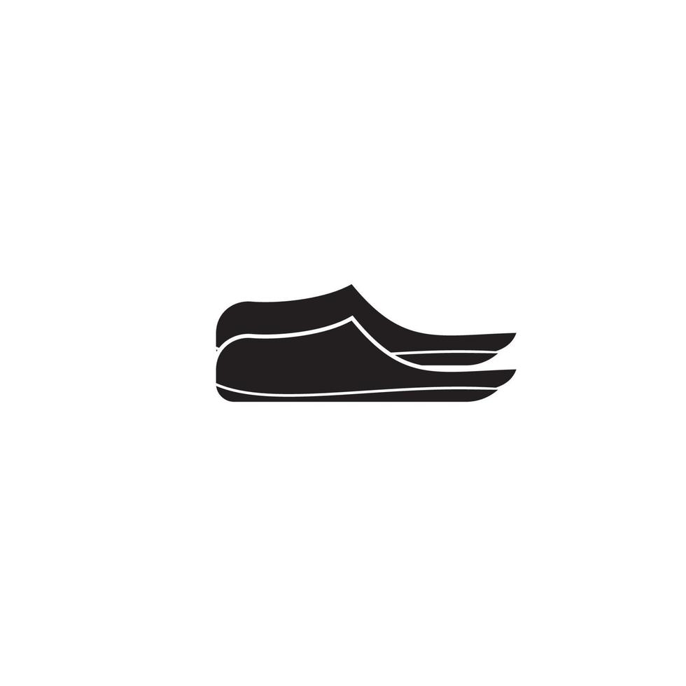 schoenen pictogram vector illustratie ontwerpsjabloon