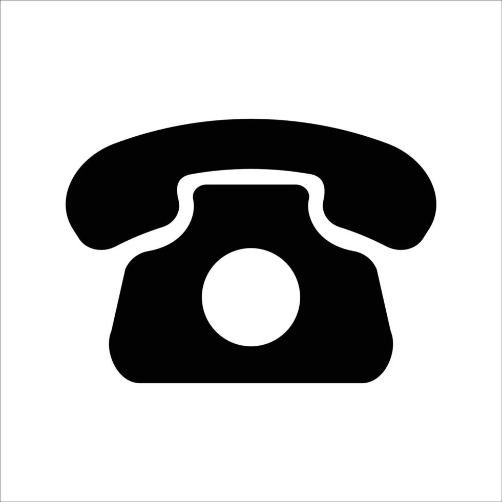 telefoon pictogram vector ontwerpsjabloon eenvoudig en schoon