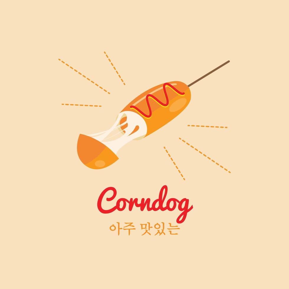 corndog vector kunst pictogrammen en afbeeldingen