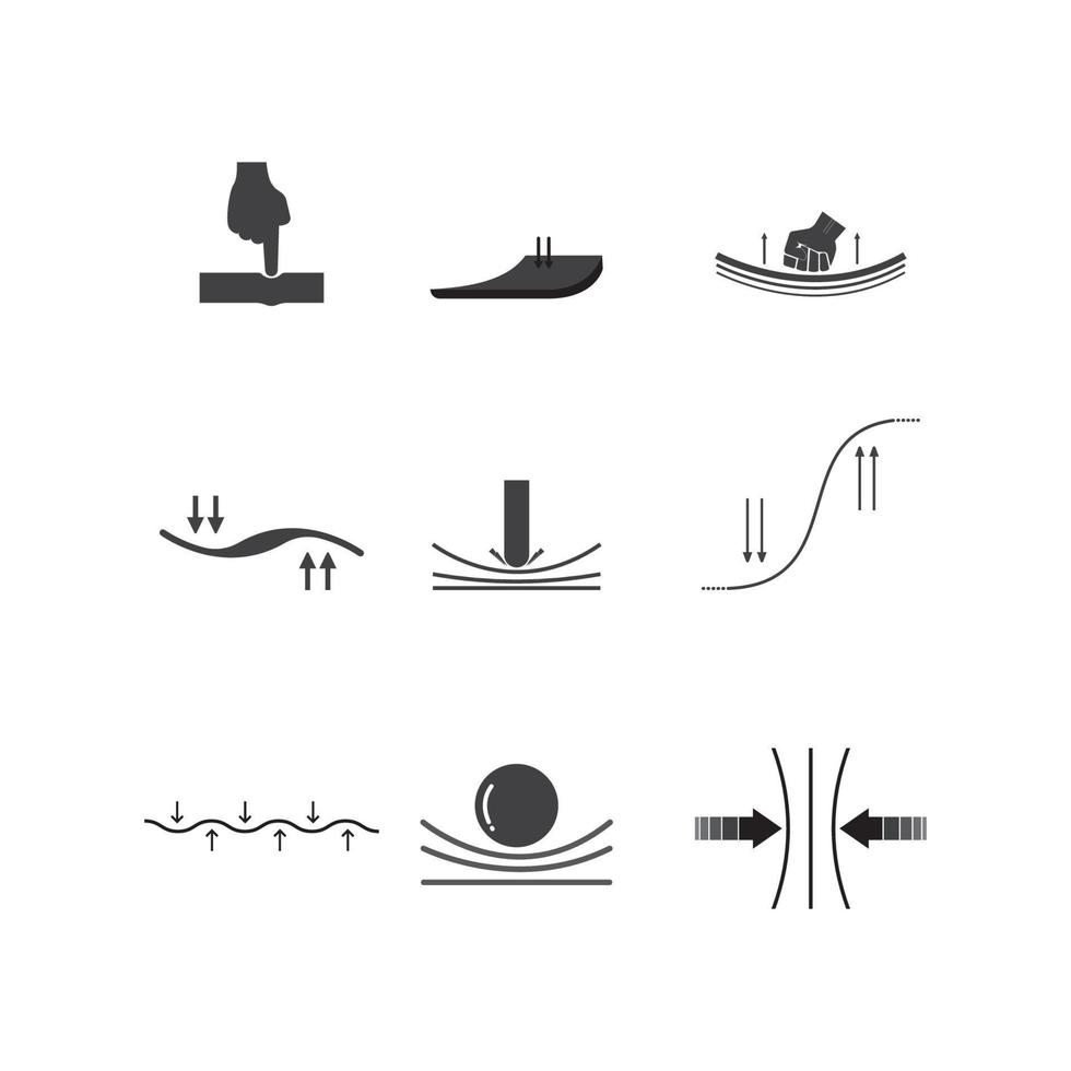 elastisch pictogram. vector illustratie ontwerpsjabloon