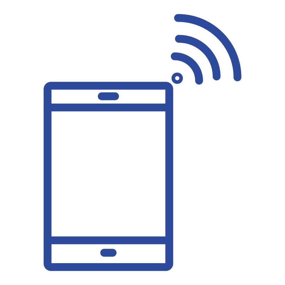 wifi mobiel vectorpictogram dat gemakkelijk kan worden gewijzigd of bewerkt vector